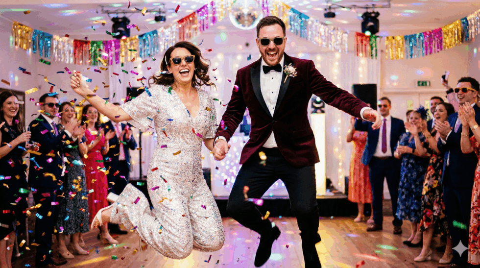 Vidám hangulat avidám bevonulózene hatása.